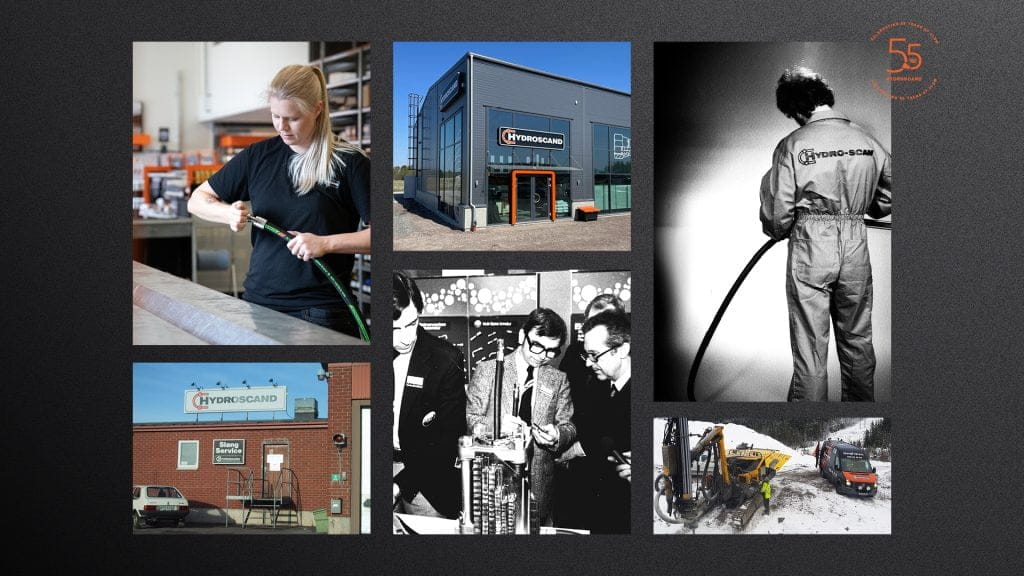 Dette billede illustrere Hydroscand fyller 55 år