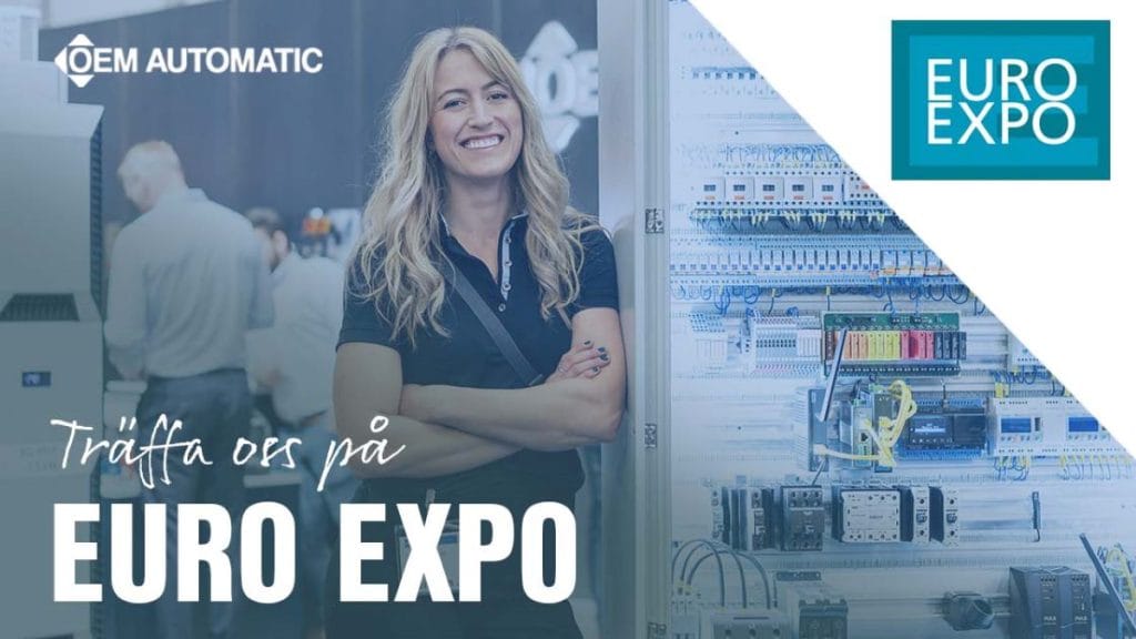 Dette billede illustrere Möt oss i Piteå på Euro Expo 18-19 september!