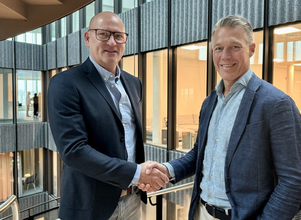 Christopher Amnéus, VD Colabit Försäljning Group AB och Peter Neuberg, VD och Koncernchef Coromatic