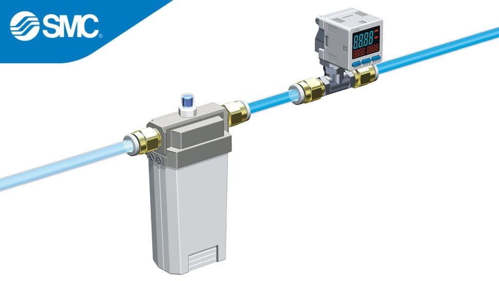 Kondensdetektorn PSH – för en kostnadseffektiv övervakning av luftfuktighet och temperatur i pneumatiska system.