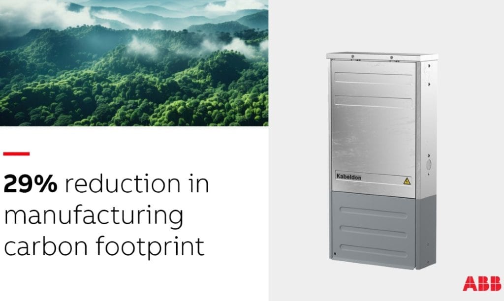 ABB samarbetar med ArcelorMittal för att minska miljöpåverkan från kabelskåp