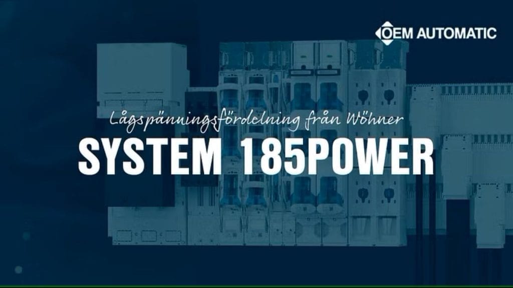 Dette billede illustrere OEM Automatic AB – Nytt system för lågspänningsfördelning