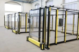 Dette billede illustrere Axelent ökar säkerheten hos NMBS workshops