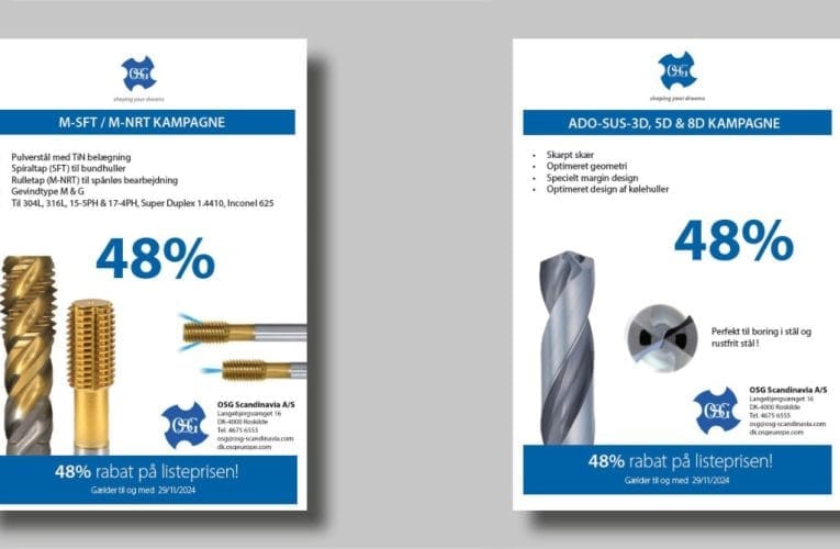 OSG Scandinavia A/S – Sista chansen!