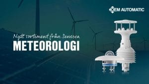 Dette billede illustrere OEM Automatic utökar sortimentet med meteorologiska lösningar