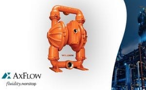 Wilden® tryckluftsdrivna membranpump för pulveröverföring. Säker, pålitlig och effektiv