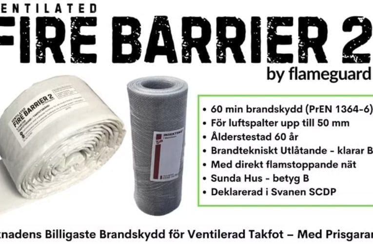 Flameguard AB lanserar FIRE BARRIER 2