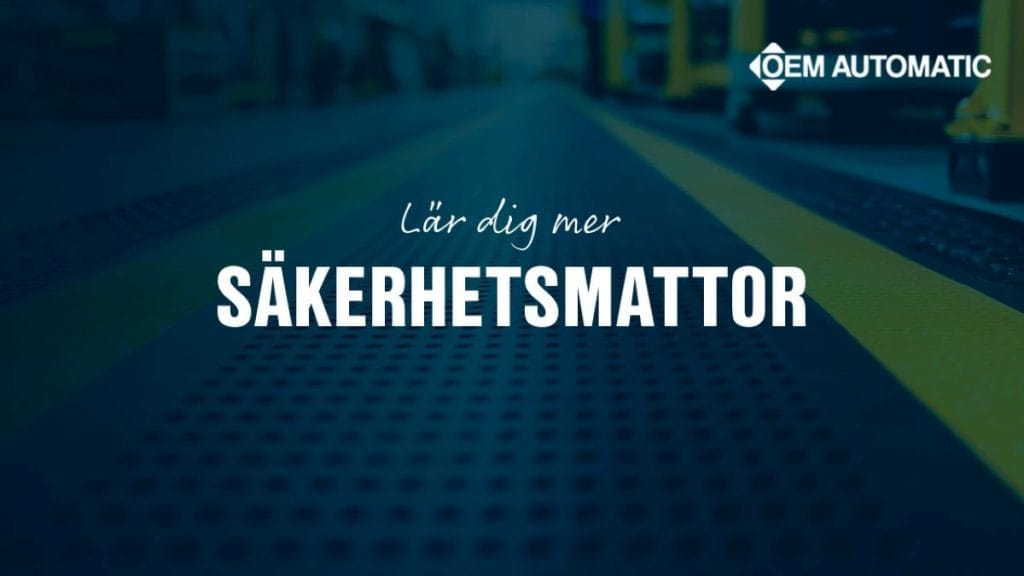 Dette billede illustrere Säkerhetsmattor för ökad trygghet i industrimiljöer