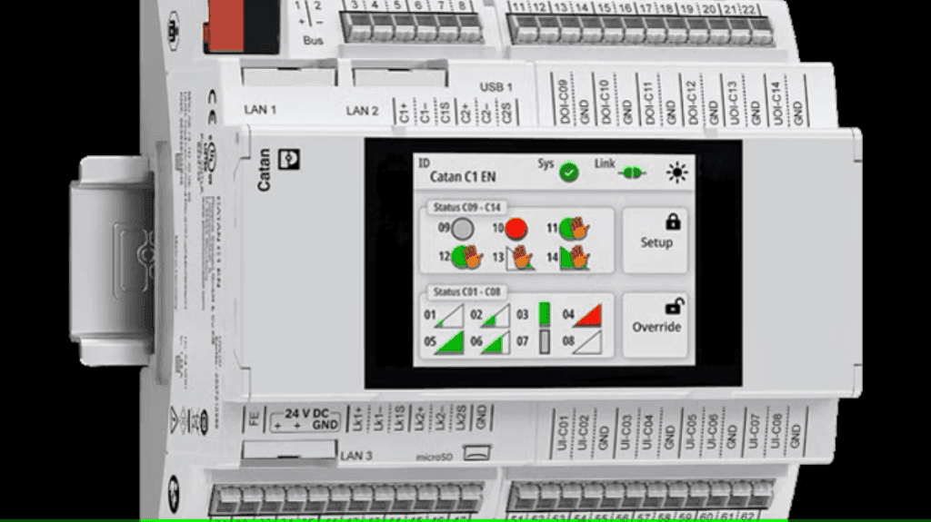 Dette billede illustrere Fastighetsautomation ny Niagara controller sparar kostnader
