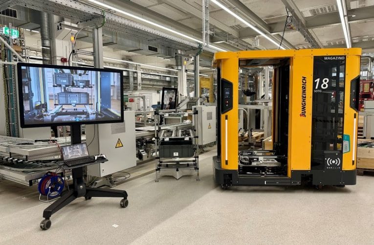 Bosch automatiserar produktionsförsörjningen med AMR-roboten SOTO från Jungheinrichs dotterbolag Magazino
