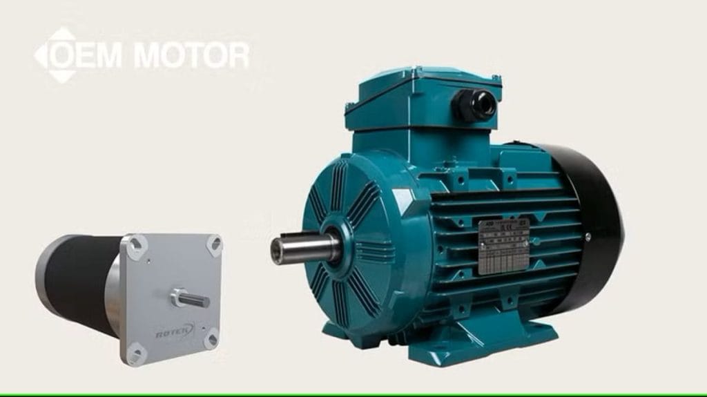 Dette billede illustrere OEM Motor Ab – Asynkronmotor vs Synkronmotor – Vad är skillnaden?