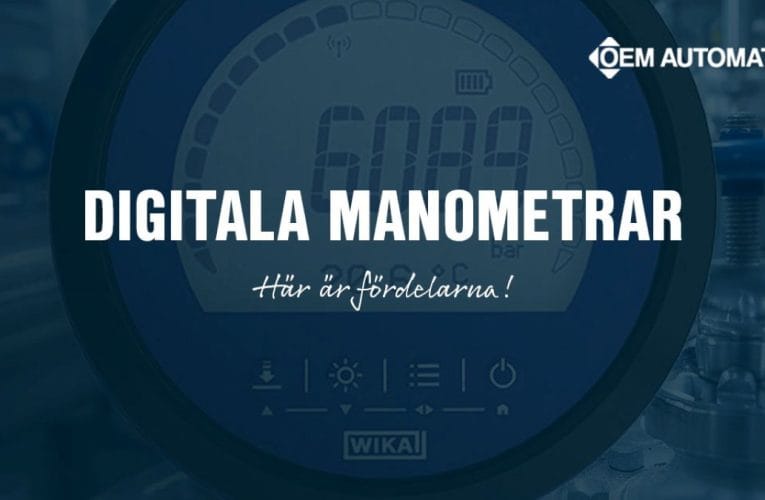 Digitala manometrar för exakt tryckmätning med WIKA