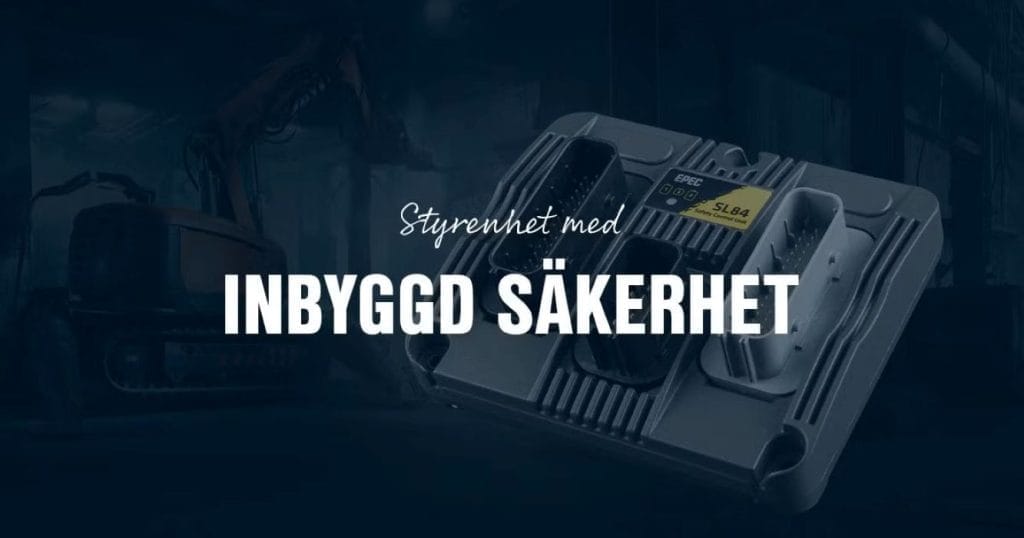 Dette billede illustrere OEM Automatic – Styrenhet SL84 – Säkerhet i extrema arbetsförhållanden