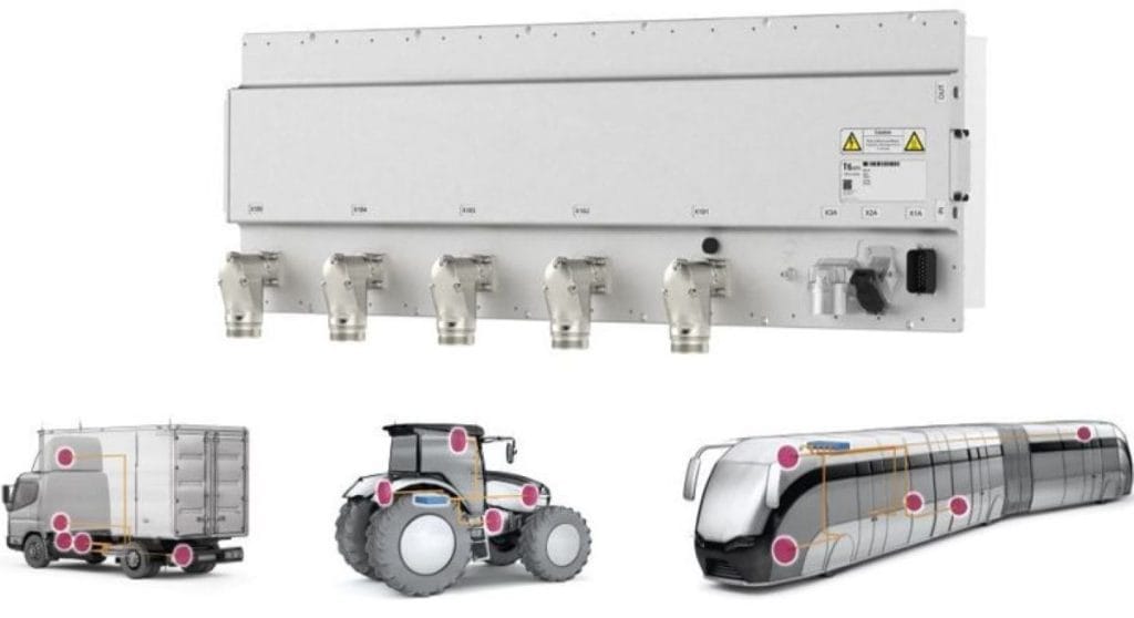 Dette billede illustrere Cronatech – KEB T6 APD – Drivsystem för hjälpdrifter elfordon