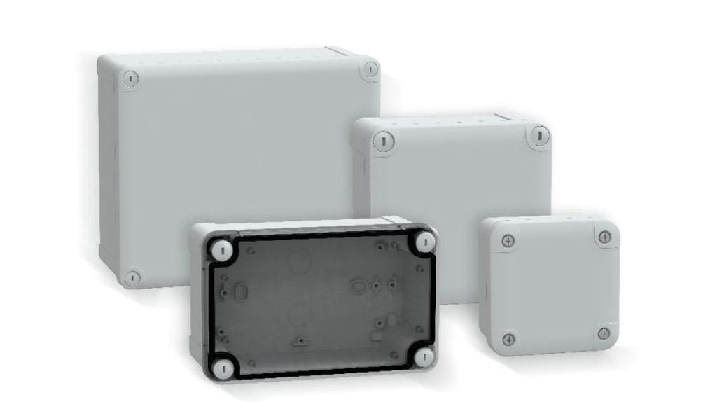 Dette billede illustrere Hållbarhet i fokus när Schneider Electric lanserar nästa generation av kapslingar och väggskåp