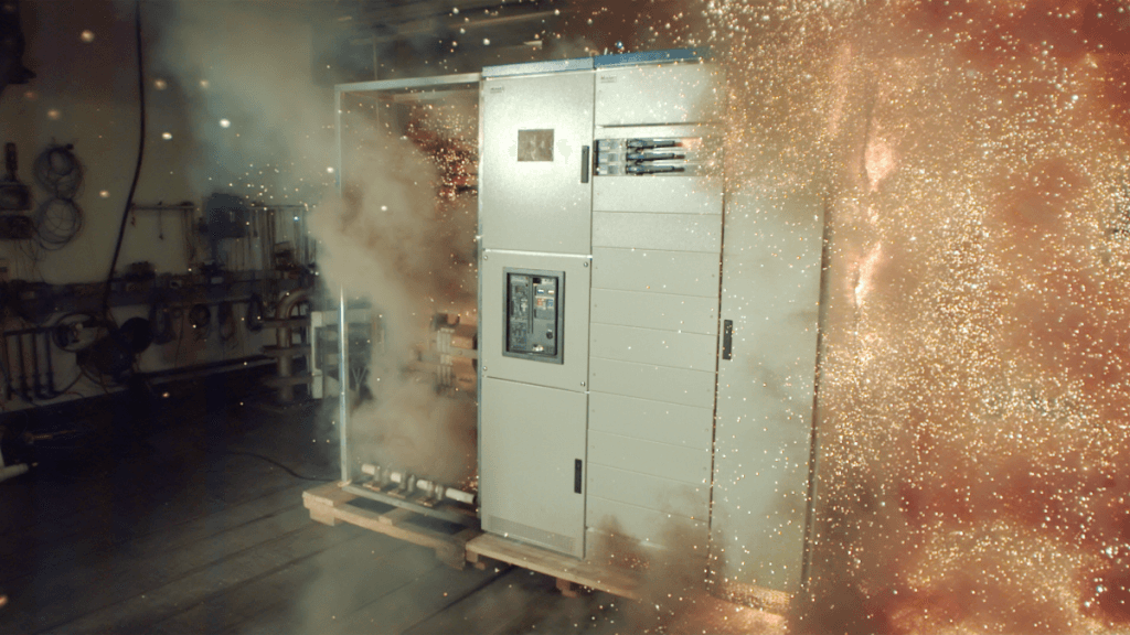 Dette billede illustrere Fyra allvarliga risker med ljusbågar – och hur du skyddar dig mot dem