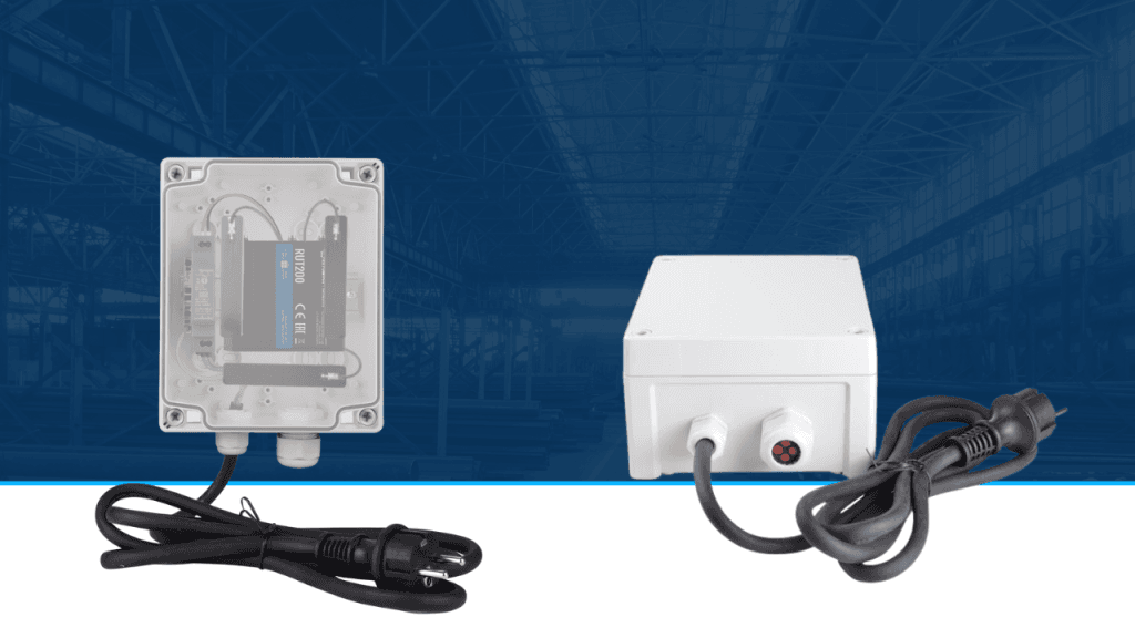 Dette billede illustrere IP65-klassad IoT-router – enkel att installera, redo att användas