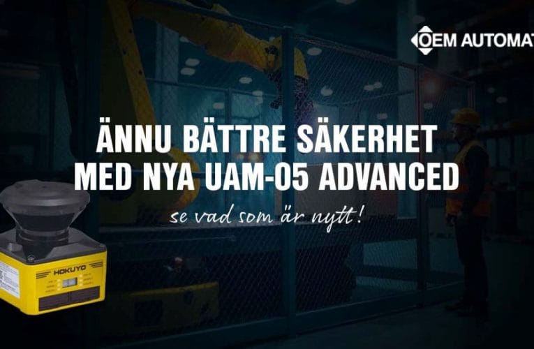 OEM Automatic lanserar en förbättrad version av UAM-05 säkerhetslaserscanner