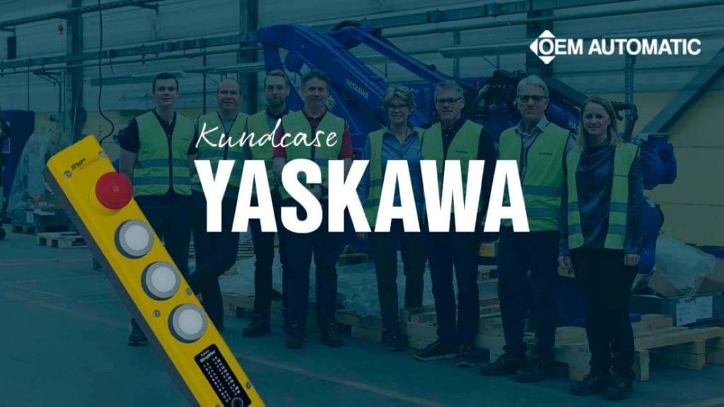 Dette billede illustrere Ny säkerhetslösning i uppgraderad robotcell