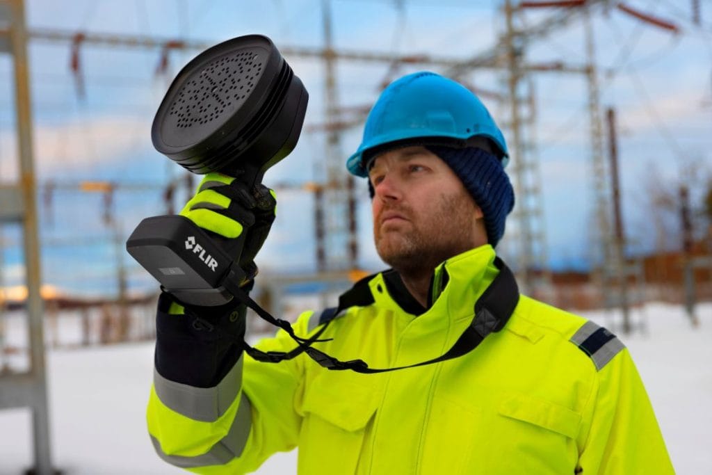 Den akustiska bildkameran FLIR Si2-Pro sätter nya standarder:
​ Den täcker alla aspekter av modern akustisk bildbehandling och stöder även lösningssökning och kostnadsuppskattning.