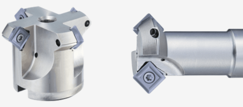 Dette billede illustrere OSG lanserar Phoenix PMEN fräs med vändskär för gradning