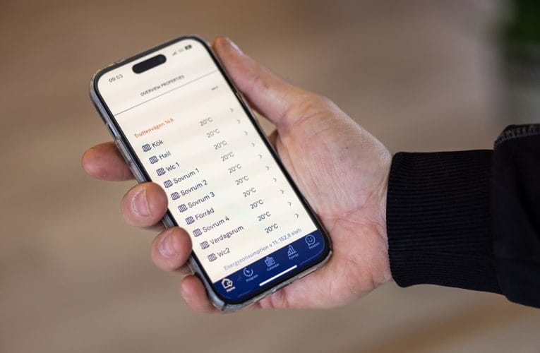 Besparing med fjärrstyrda elradiatorer