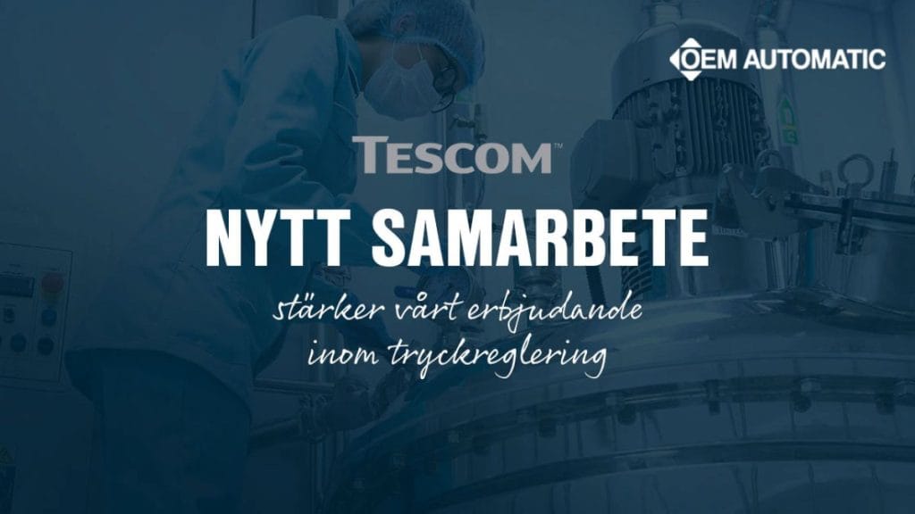 Dette billede illustrere Nya möjligheter inom tryckreglering!