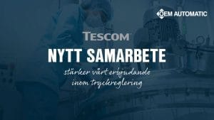 Dette billede illustrere Nya möjligheter inom tryckreglering!