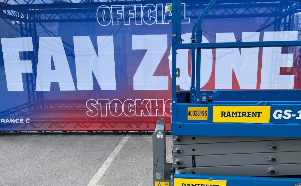 Ramirent bidrar till folkfesten under Hockey-VM 2025