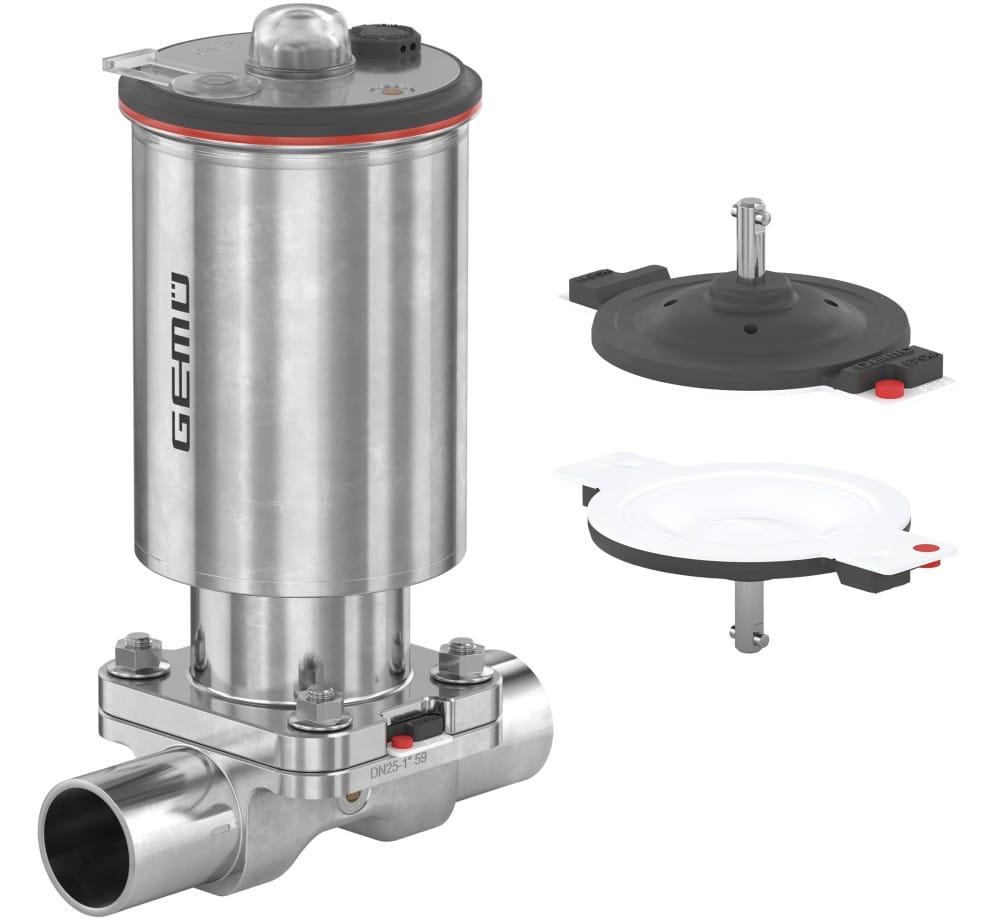 Högpresterande tack vare ny membranteknik - Membranventilen GEMÜ D40