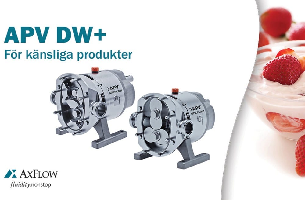 AxFlow - APV DW+ för känsliga produkter