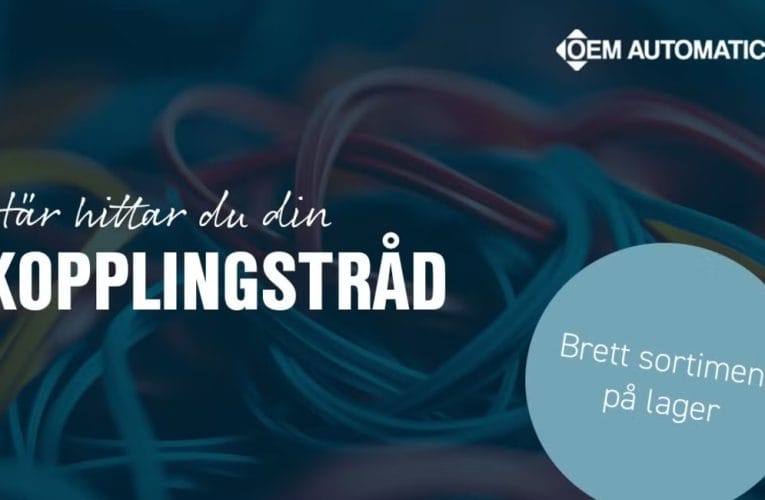 Kopplingstråd i rätt färg, storlek och utförande – direkt från lagret i Tranås