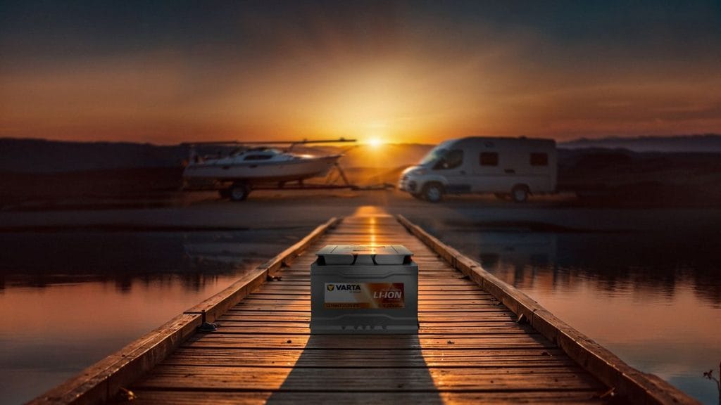 Dette billede illustrere VARTA litiumjonbatteri för fritidsbruk: Långvarig strömförsörjning