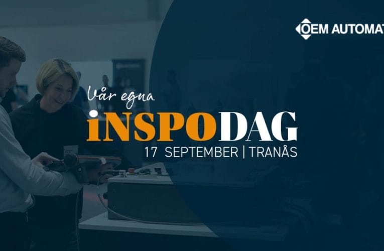 Få insikt i automation och robotik – delta i Inspodagen