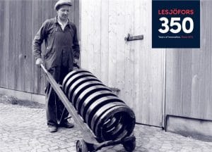 Dette billede illustrere Lesjöfors Group firar 350 år av industriell innovation
