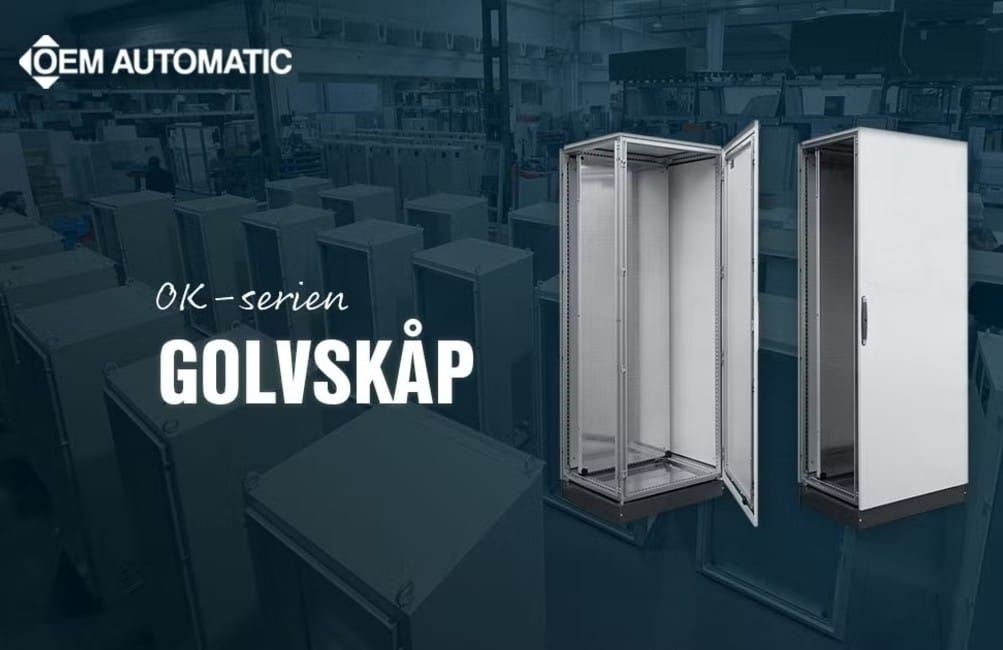 Flexibla golvskåp för enklare installation och effektiv logistik
