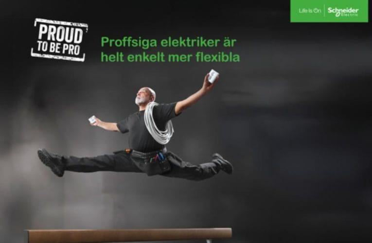 Schneider Electric lanserar kampanjen ”Proud to be Pro”