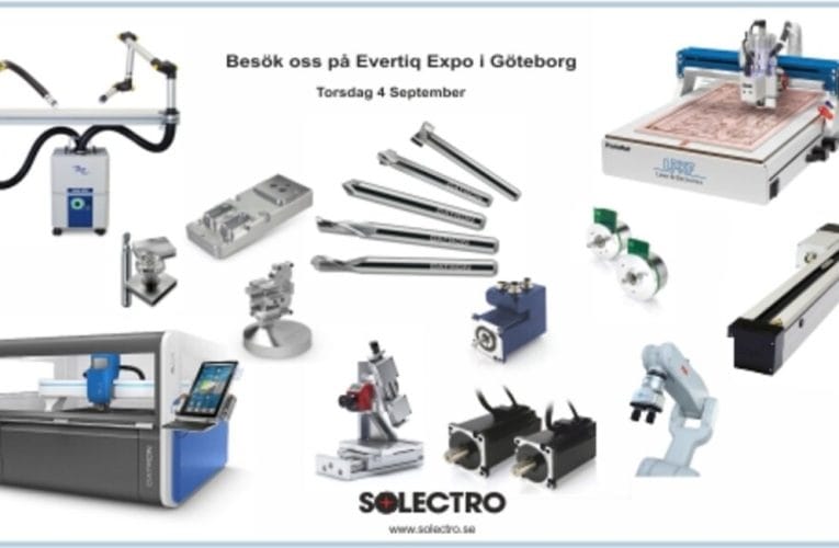 Vi ställer ut på Evertiq Expo i Göteborg på Torsdag 4:e September