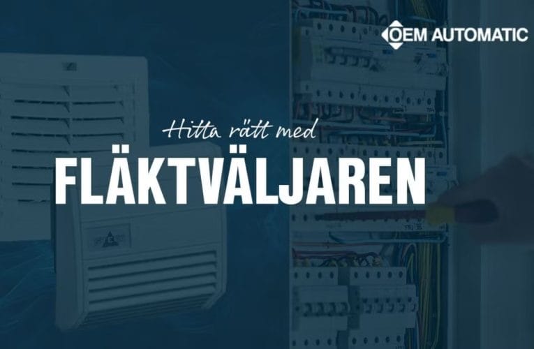 Hitta rätt fläkt för ditt elskåp