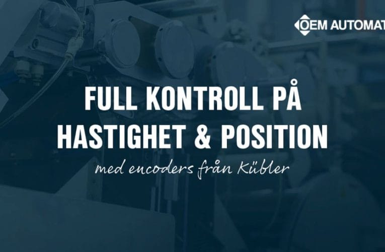 Encoders från Kübler för pålitlig mätning av hastighet och position