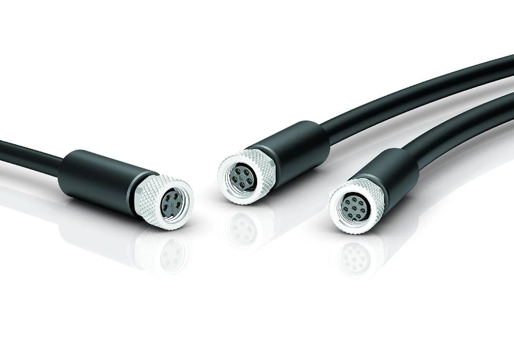 binder utökar M8-portföljen med 360° skärmade kabelkontakter