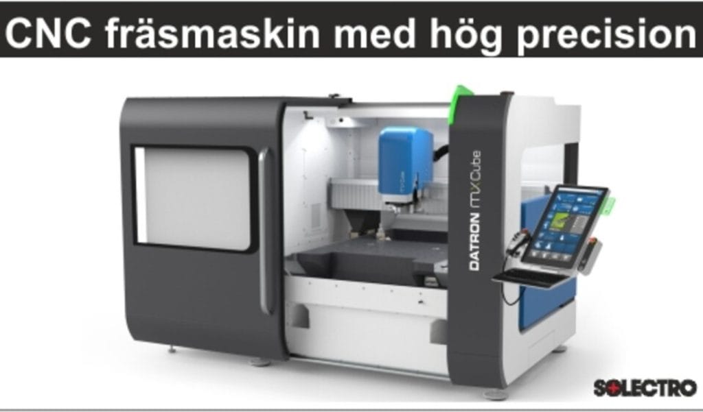 Med DATRON MXCube får man en CNC fräsmaskin som är så enkel att använda att nästan vem som helst kan köra den?