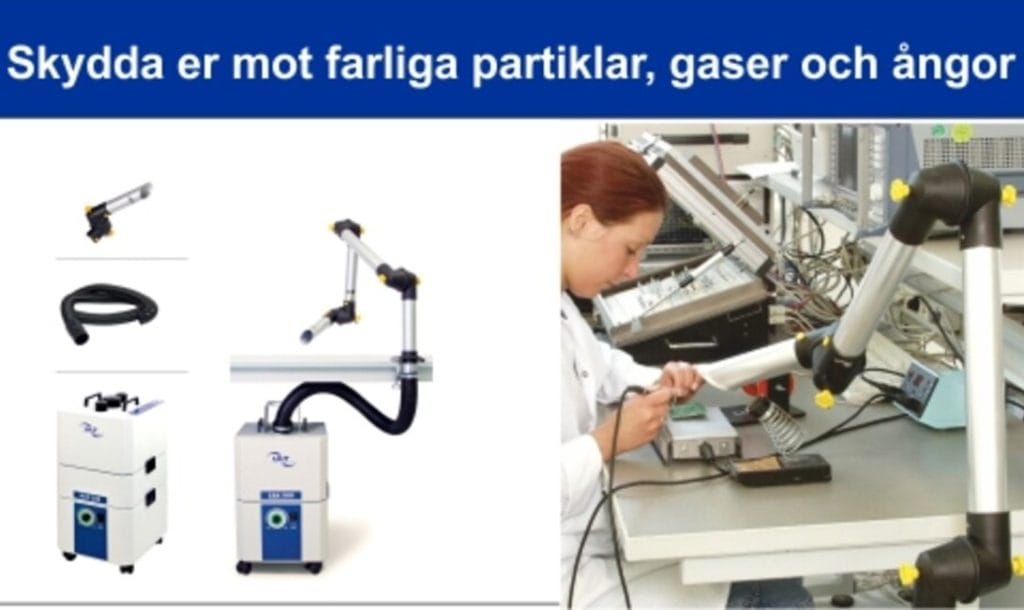Det är enkelt att förändra arbetsmiljön genom att satsa på ett effektivt, tystgående och funktionellt utsug. Se till att skydda er värdefulla personal.