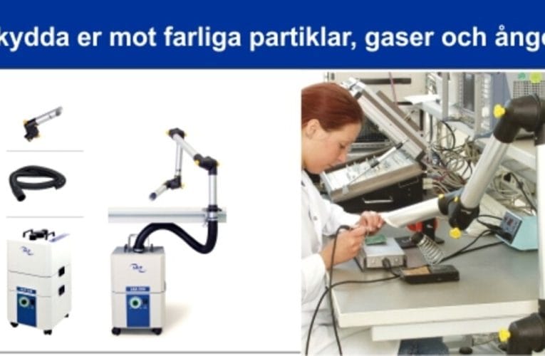 Se till att skydda maskiner och personal på arbetsplatsen