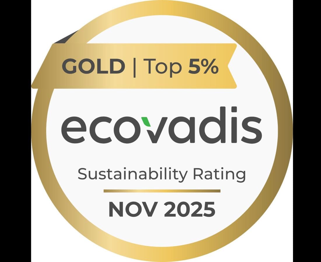 Dette billede illustrere Guld för hållbarhet hos Rittal