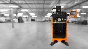Dette billede illustrere Hydroscand Machine lanserar HM24 – ny ergonomisk slangpress med justerbart stativ