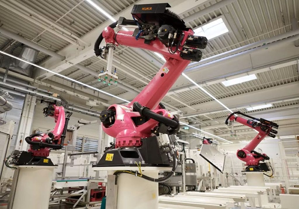 Dette billede illustrere En fabrik med oöverträffad prestanda