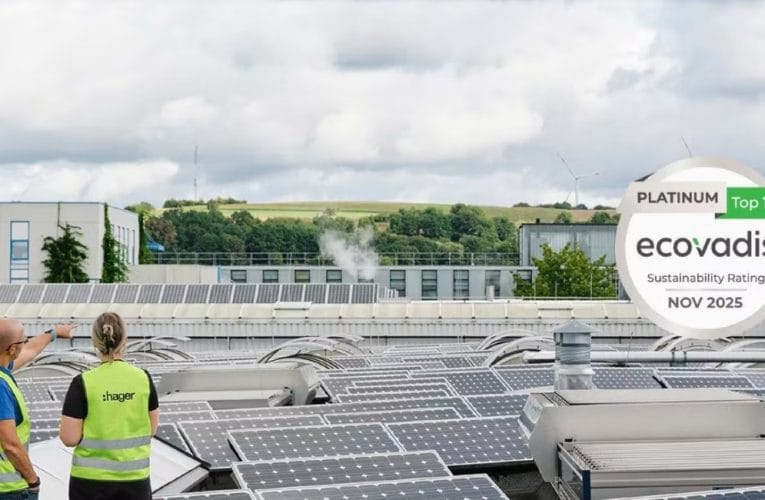 Hager Group tilldelas EcoVadis Platinum för andra året i rad