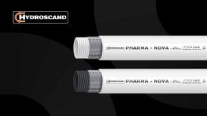 Dette billede illustrere Hydroscand lanserar PHARMA-NOVA – PTFE-slang för läkemedels-, bioteknik- och livsmedelsindustrin