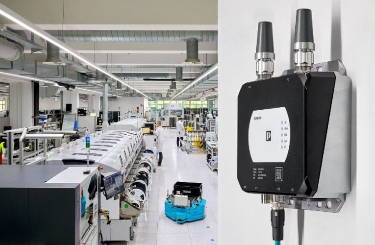 Modern Wi-Fi 6 Accesspunkt för Industriella applikationer